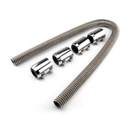 1Set Car Off Road Stainless Steel Radiator Coolant Water Hose Kit