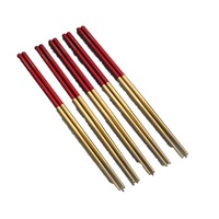 1Set 304 Stainless Steel Chopsticks For Sushi Food Sticks Non-Slip Reusable Chopsticks