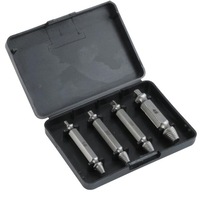 1Set Double Side Drill Out Damaged Screw Extractor Drill Bits Stripped Screw Removers