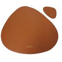 1Set Pu Leather Nordic Style Heat-Resistant Non-Slip Washable Insulation Placemat + Coaster Kitchen Table Mats Set