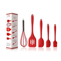 1Set Silicone Kitchenware Cooking Utensils Set Heat Resistant Kitchen Non-Stick Cooking Utensils Baking Tools Home Mascarillas Cocina