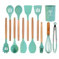 1Set Silicone kitchenware set kitchen utensils and household goods
