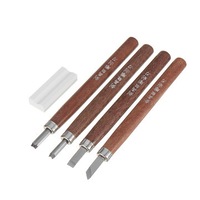 1Set Steel Woodcut Carve Cutter Wood Carving Tool Hand Sculpture Engraving Knife