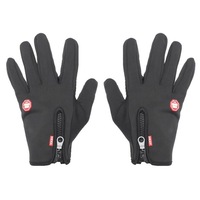 2 Pair Touch Screen Windproof Winter Riding Outdoor Sports Full Finger Gloves
