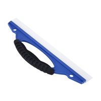 2 Pcs Car Abs Scraper Strip Wash Wiper Ice Frost Snow Cleaner Shower Scraper(Blue)