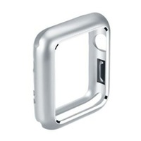 2 Pcs For Apple Watch Iwatch Series 4/3/2 Magnetic Metal Bumper Case 40 Mm Silver_40Mm