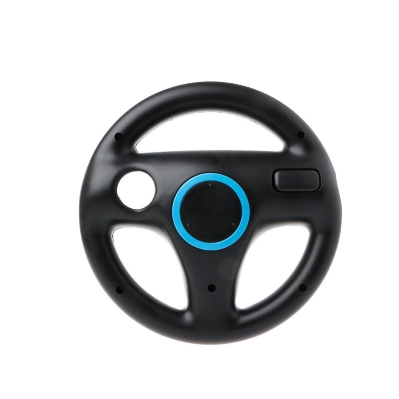 Buy 2 Pcs Gamepad Game Steering Wheel Handle for Wii Games Black MyDeal