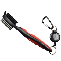 2 Pcs Golf Club Brush Ball Slot Cleaning Brush Cleaning Set