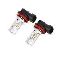 2 Pcs H8/H11 10.5W 780Lm 6000K 21 Smd 2835 Leds Car Fog Lights Dc 12~24V(White )