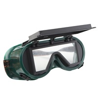 2 Pcs Industrial Welding Goggles Head Clamshell Protection Glasses Mask Green Square