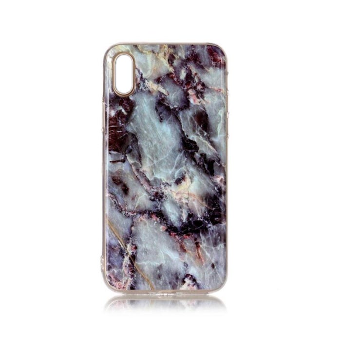 2 Pcs Marble Pattern Soft Tpu Protective Case For Iphone Xs Max