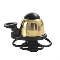 2 Pcs Mtb Bicycle Bell Vintage Copper Cycling Accessories Size:One Size(Gold)