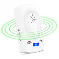 2 Pcs Multi-Function White Pests Repeller Electronic Ultrasonic Mouse Rat Mosquito Dispeller Insect Rodent Control