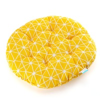 2 Pcs Nordic Round Cotton Cushion Dining Chair Seat Pads Thick Garden Floor Cushion