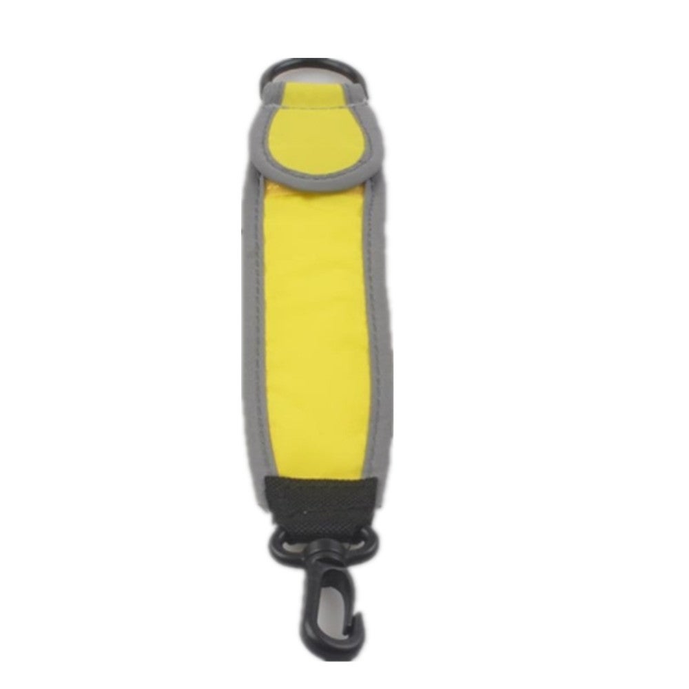 2 Pcs Outdoor Backpack Reflective Strap Field Distress Signal Light(Yellow)