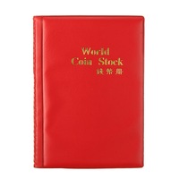 2 Pcs Silver Copper Coin Book Location Collecting Desktop Box