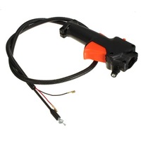2 Pcs Strimmer Trimmer Brush Cutter Handle Switch Throttle Trigger Cable