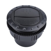 2 Pcs Universal 60mm Round AC Air Outlet Vent for RV Bus Boat Yacht Auto Air Conditioner Vent Replacement Parts Car Accessories(Black)