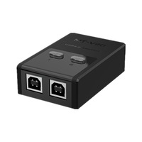 2 Port Usb 2.0 Auto Printer Sharing Switch Hub Selector Switcher For Printer Scanner Hm