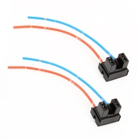 2 Set Car H7 Elbow Bulb Holder Base Female Socket With Wire