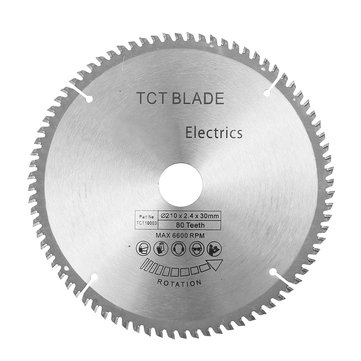 210Mm 80T Circular Saw Blade 30Mm Bore Hss Cutting Disc  Australia