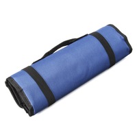 22 Pockets Hardware Tools Roll Case Bag Plier Screwdriver Spanner Pouch Tools Kit Blue