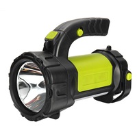 2400Mah Led Cob Work Light Usb Charging Power Display Spotlight Hand Lamp Green