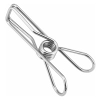 24Pcs Stainless Steel Clothes Pegs Hanging Clips Pins Laundry Windproof Clamp Household Clothespin