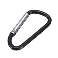 27 Pcs Screw Lock D-Shaped Carabiner Hook Keyring Clip