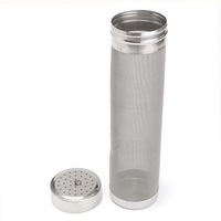 29X7Cm Stainless Steel Home Brew Beer Dry Hopper Filter 300 Mesh