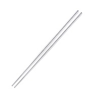2Pair Lengthen Chop Sticks Stainless Steel Reusable Japanese Sushi Sticks Korean Hot Pot Noodles Frying Tableware Chinese Chopsticks