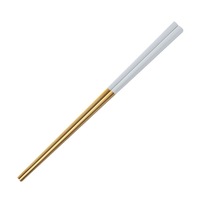 2Pair Mix color Korean Chopsticks 304 Mirror Stainless Steel chopsticks Set Gold Metal Chop Sticks Set Used For Rice Dinnerware Sets