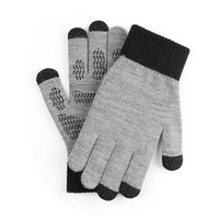 2Pair Motorcycle Touch Screen Gloves Winter Knit Warm Wool Thicken Velvet Bike Riding Outdoor 11