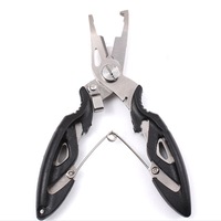2Pc Multifunctional Stainless Steel Jaw Fishing Pliers Scissors Hook Removal Tool Line Cutter