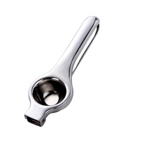 2Pc Stainless Steel Lemon Squeezer Golden Manual Fruit Juicer Household Orange Clip Kitchen Utensils Reamers Fast Handle Press