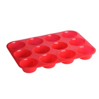 2Pcs 12 Cavity Silicone Cake Mold Muffin Cup Bakeware Fondant Cupcake Cookies Muffin Chocolate Baking Tools