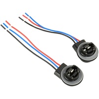 2Pcs 3157 Bulb Holder Base Female Socket With Wire