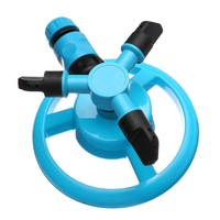2Pcs 360 Degree Rotary Spray Head Mobile Automatic Garden Lawn Sprinkler Irrigation