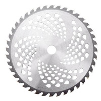 2Pcs 40T Cutter Trimmer Lawnmower Blades Carbide Tip Blade Cutting Grass Mower Brush