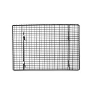 2Pcs Black Non-stick Cake Cooling Rack Stainless Steel Wire Grid BBQ Cooling Rack Cake Baking Tools Pastry Tools Kitchen Gadgets