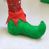 2Pcs Christmas Restaurant Table Chair Foot Cover Stools Decorations