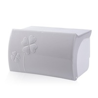 2Pcs Waterproof Free Drilling Toilet Paper Holder Tissue Box Bathroom Storage Rack