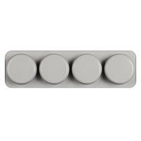 2Pcs Diy Silicone Soap Mold 4 Holes For Handmade Making Forms 3D Mould Oval Round Square Soaps Molds Cake Mould
