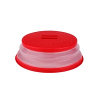 2Pcs Folding Oven Cover Foldable Microwave Plastic Case Kitchenware