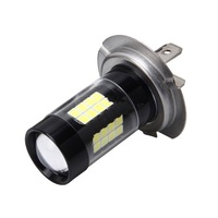 2PCS H7 7W 420LM 6000K Car Fog Lights with 42 SMD-3528 LED Lamps DC 12V(White Light)