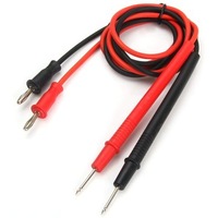 2Pcs La04020 Universal Multimeter Lead Probe Banana Plug 2Mm Probe