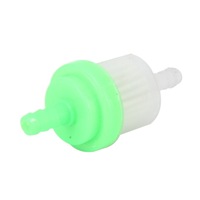 2Pcs Motorcycle Green Cylinder Shape Gas Inline Fuel Filter For Cg125