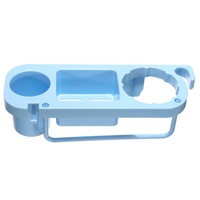 2Pcs Multifunctional Wall Mount Stand Hanging Storage Rack Kitchen/Bathroom 01