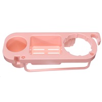 2Pcs Multifunctional Wall Mount Stand Hanging Storage Rack Kitchen/Bathroom 02