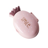 2Pcs Travel Container Bathroom Drain Holder Case Fruit Pineapple Soap Box Bathroom Accessories